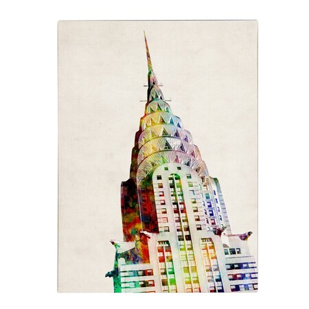 Trademark Fine Art Michael Tompsett 'Chrysler Building' Canvas Art, 35x47 MT0180-C3547GG